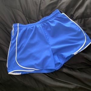 Blue Nike Track Shorts